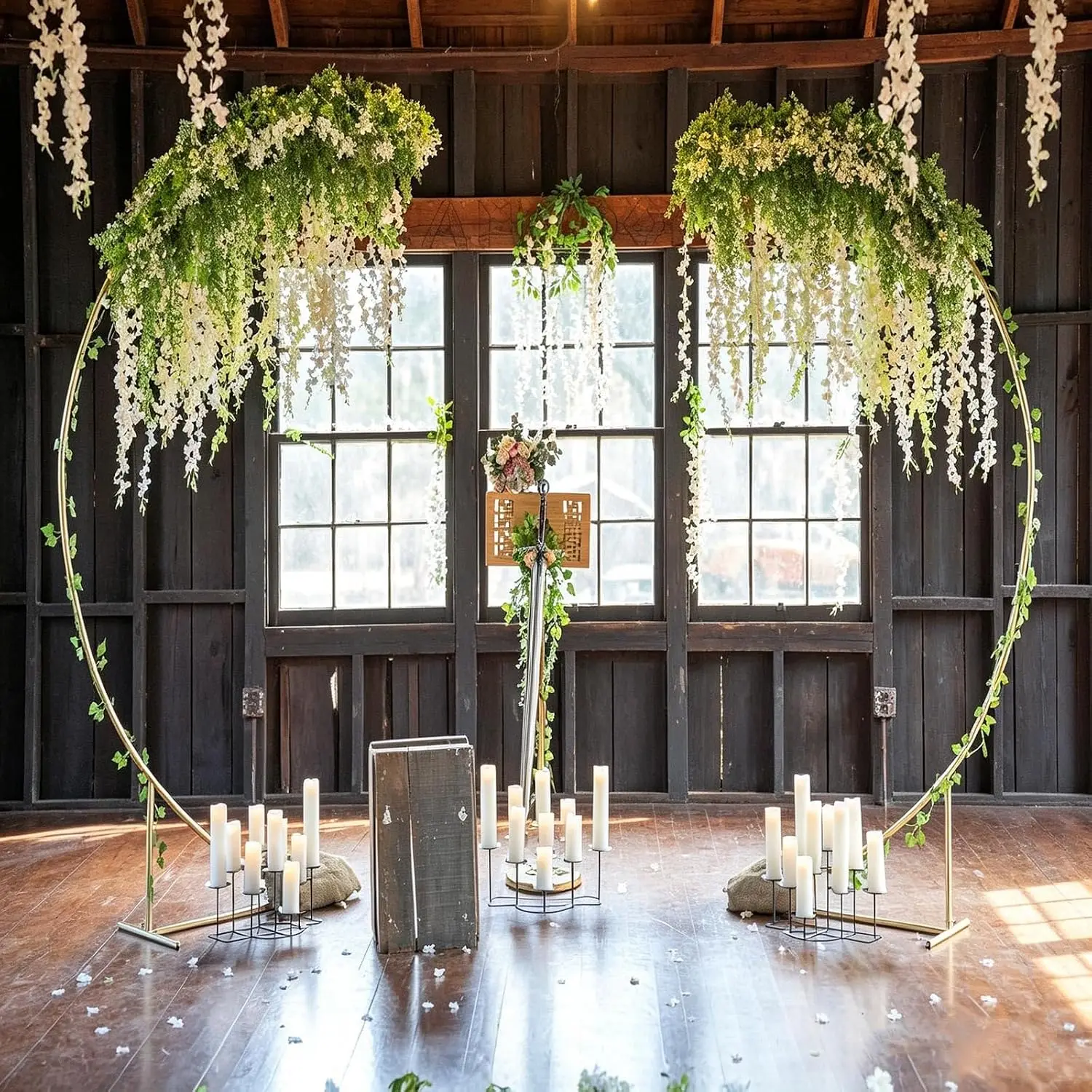 4個セット ハーフカーブ型ウェディングアーチ背景スタンド 8 - Wedding Balloon Arch のレビューと価格