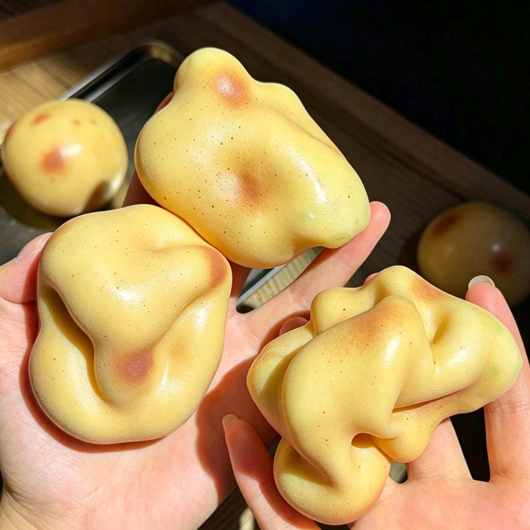 カリカリポテトスクイッシーストレスボールASMRフィジェット - Wedding Yes のレビューと価格