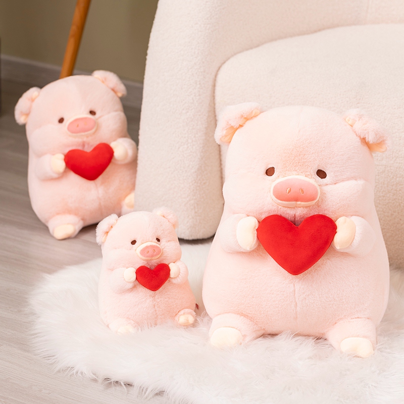 ぬいぐるみピッグルルーピッグ、ぬいぐるみ、ピンク、天使、翼付 - Wedding Lulu のレビューと価格